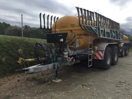 Zunhammer Pumptankwagen 12500 l, Bodennah mit Schleppschuhverteiler FARMLAND-FIX