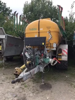 Zunhammer Pumptankwagen 14000 l, Bodennah mit Schleppschuhverteiler Farmlandfix