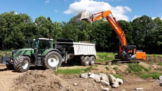 Fliegl Schwergut Abschiebewagen